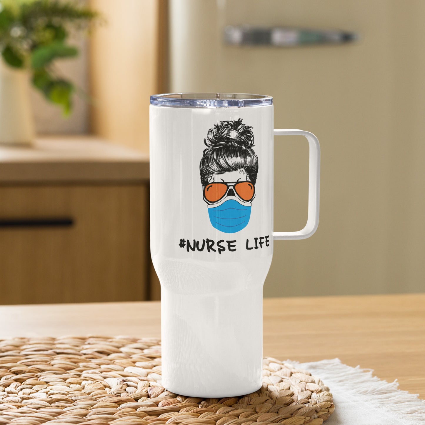 Nurse Life - Travel mug with a handle