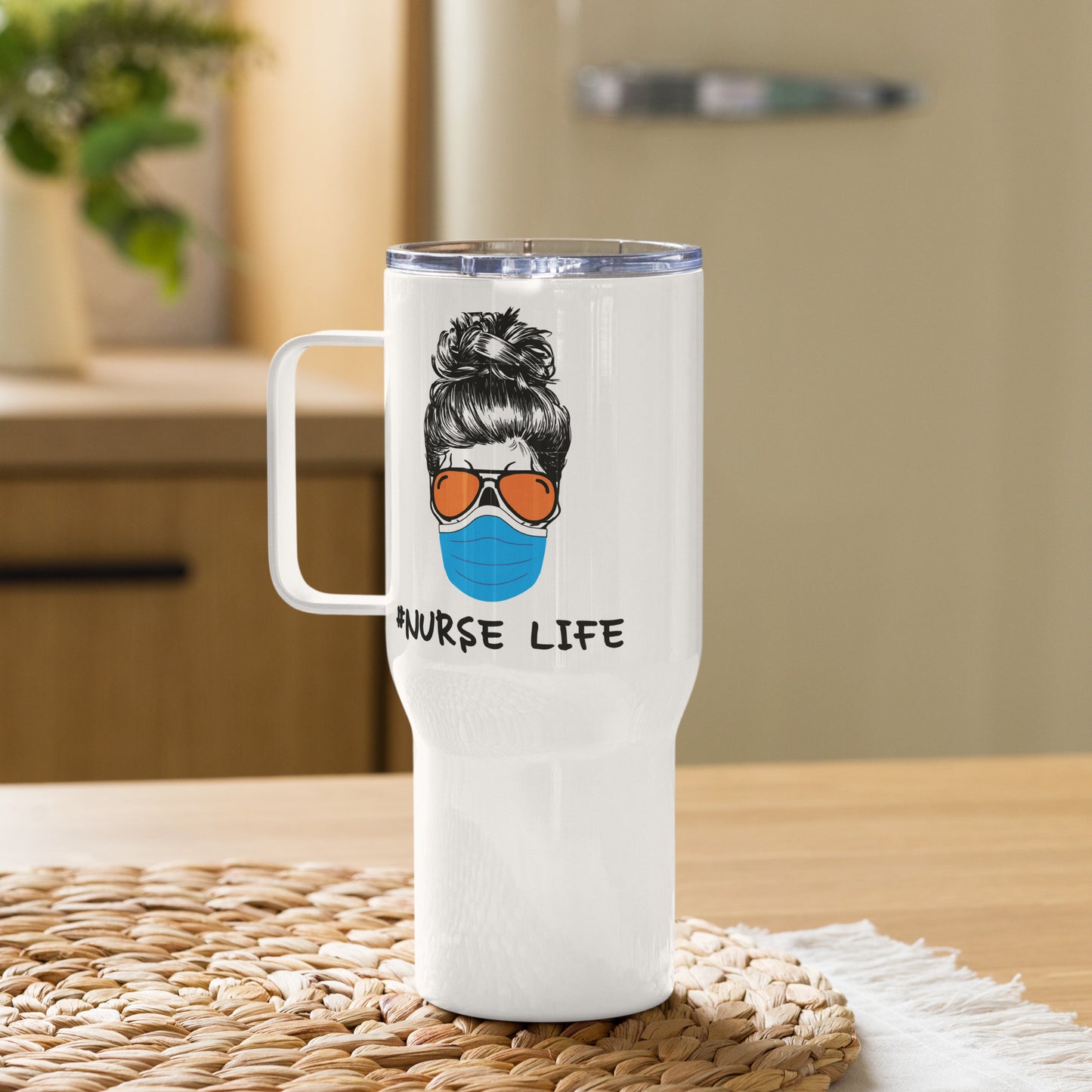 Nurse Life - Travel mug with a handle
