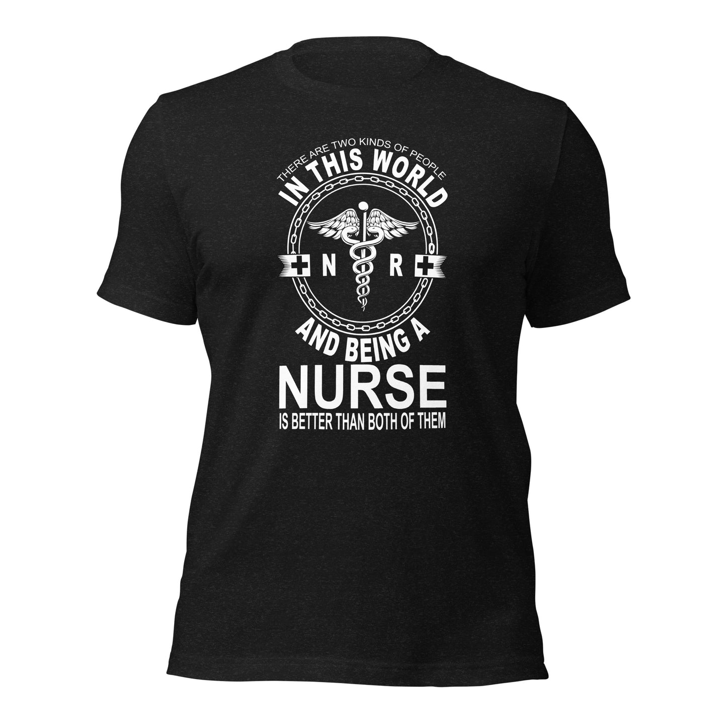 There are two kinds of people in this world Unisex t-shirt