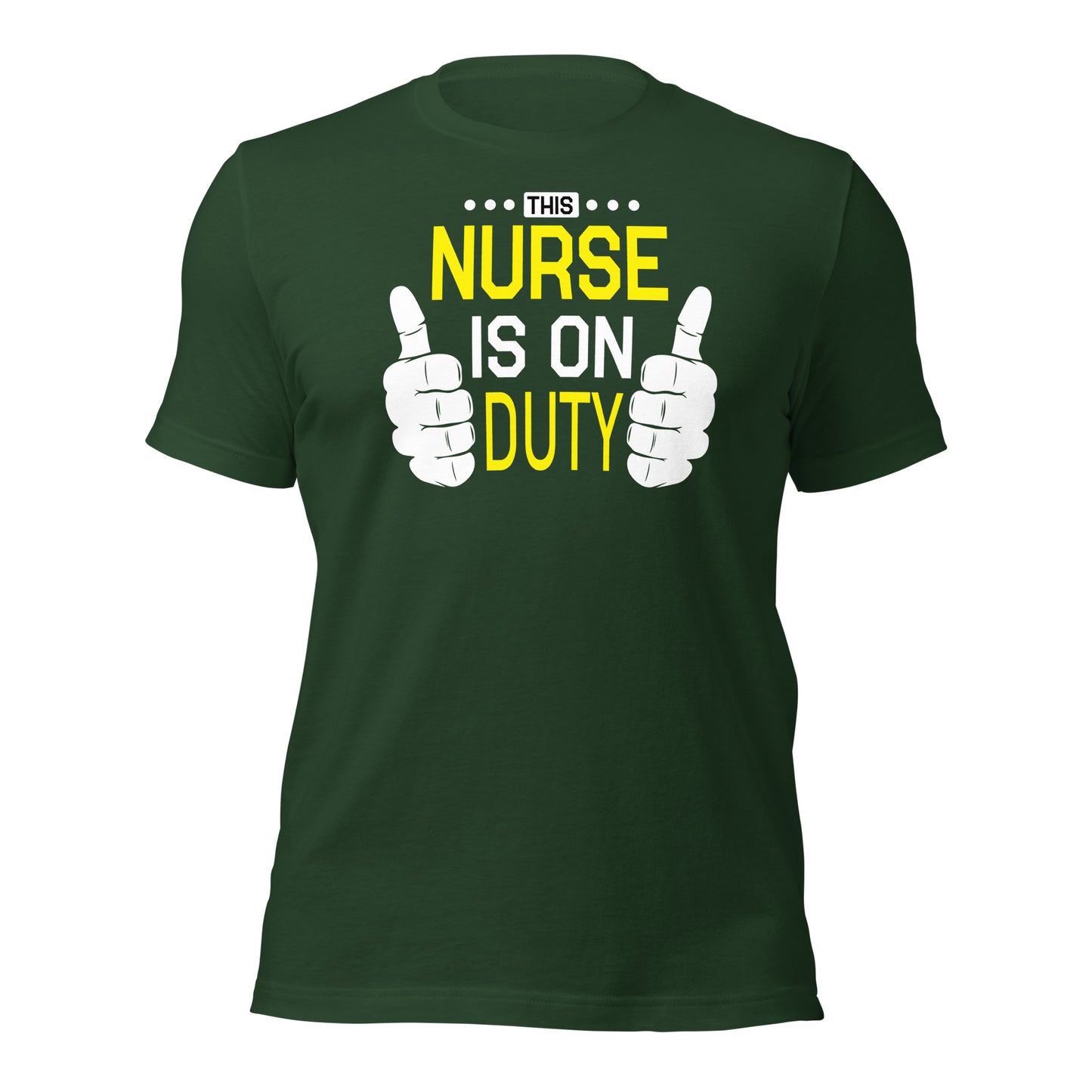 This Nurse Is On Duty Unisex t-shirt