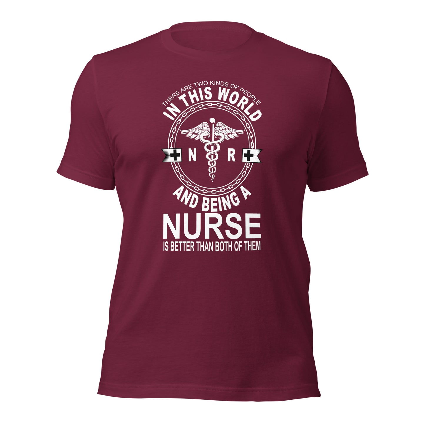 There are two kinds of people in this world Unisex t-shirt