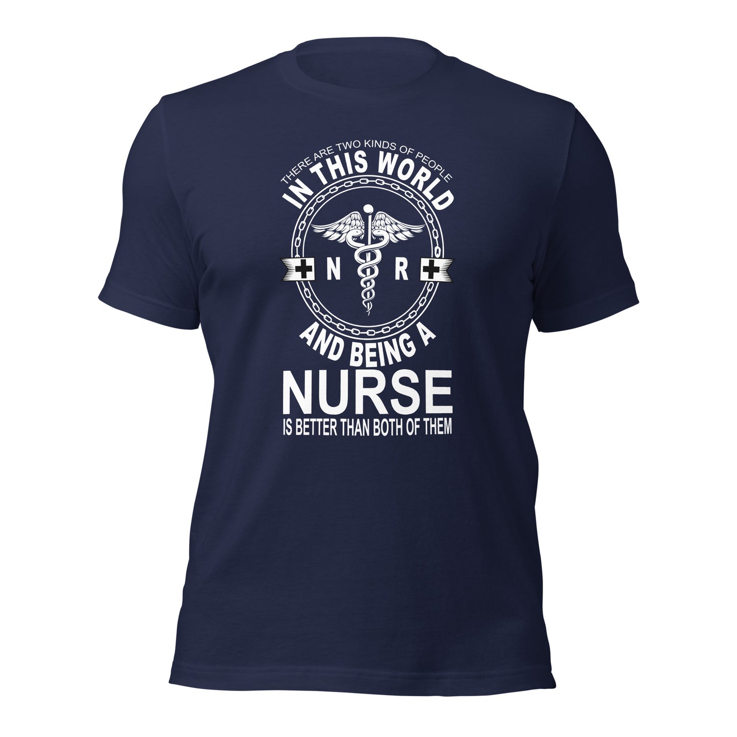 There are two kinds of people in this world Unisex t-shirt
