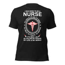 I was born to be a nurse Unisex t-shirt