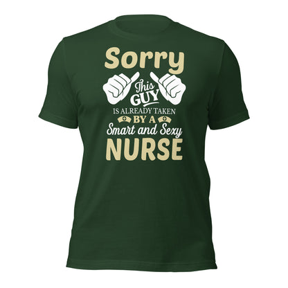 Sorry this Guy is Already Taken Unisex t-shirt