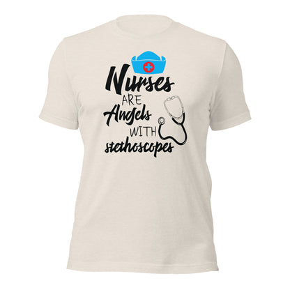 Nurses are Angels Unisex t-shirt