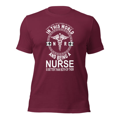 There are two kinds of people in this world Unisex t-shirt