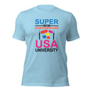 Super Mom USA University Unisex t-shirt