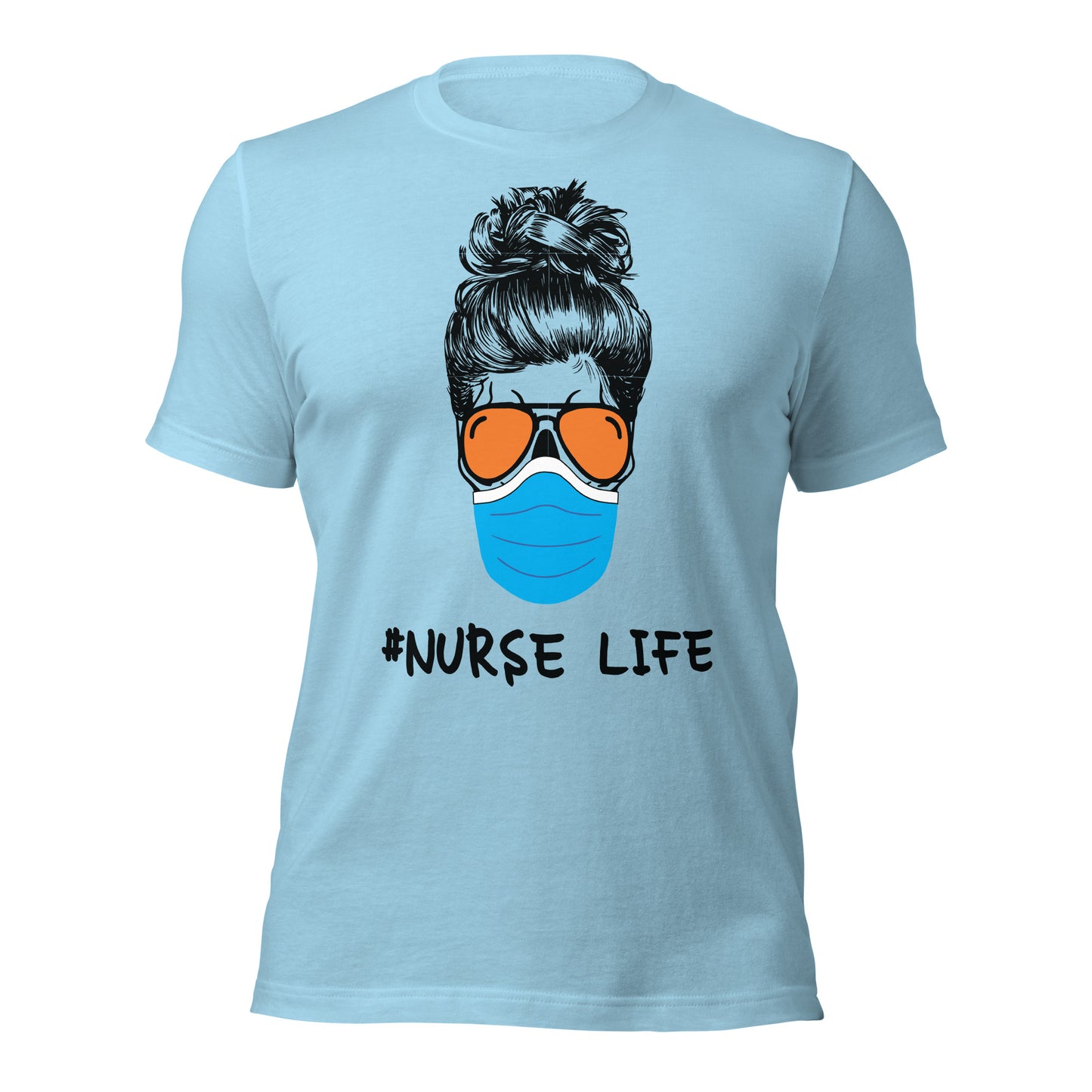 Nurse Life with Mask Unisex t-shirt