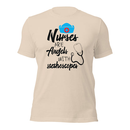 Nurses are Angels Unisex t-shirt