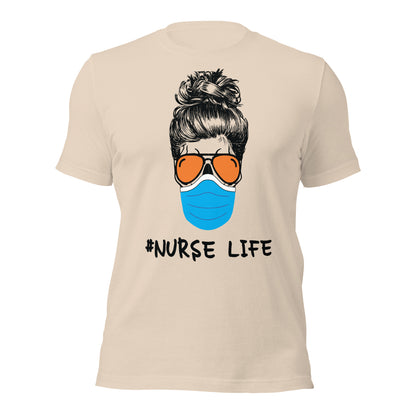 Nurse Life with Mask Unisex t-shirt