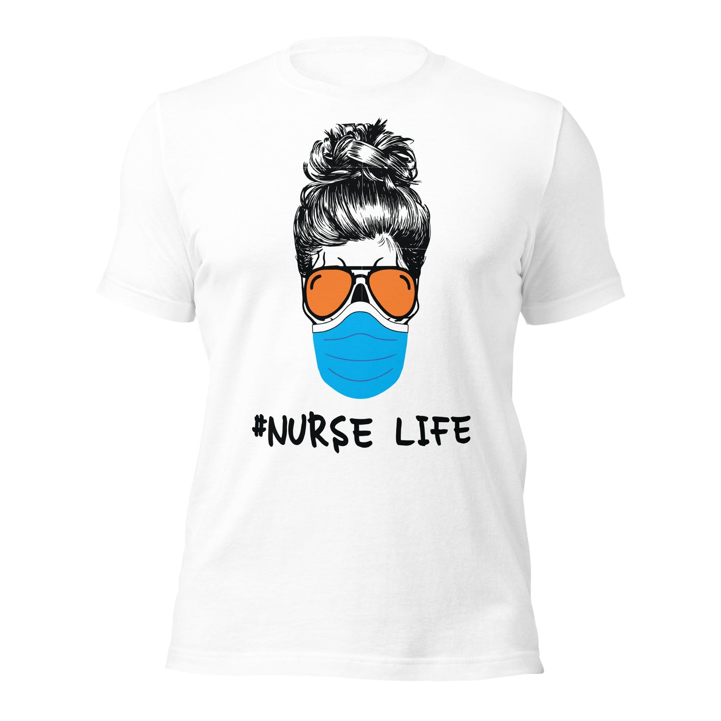 Nurse Life with Mask Unisex t-shirt