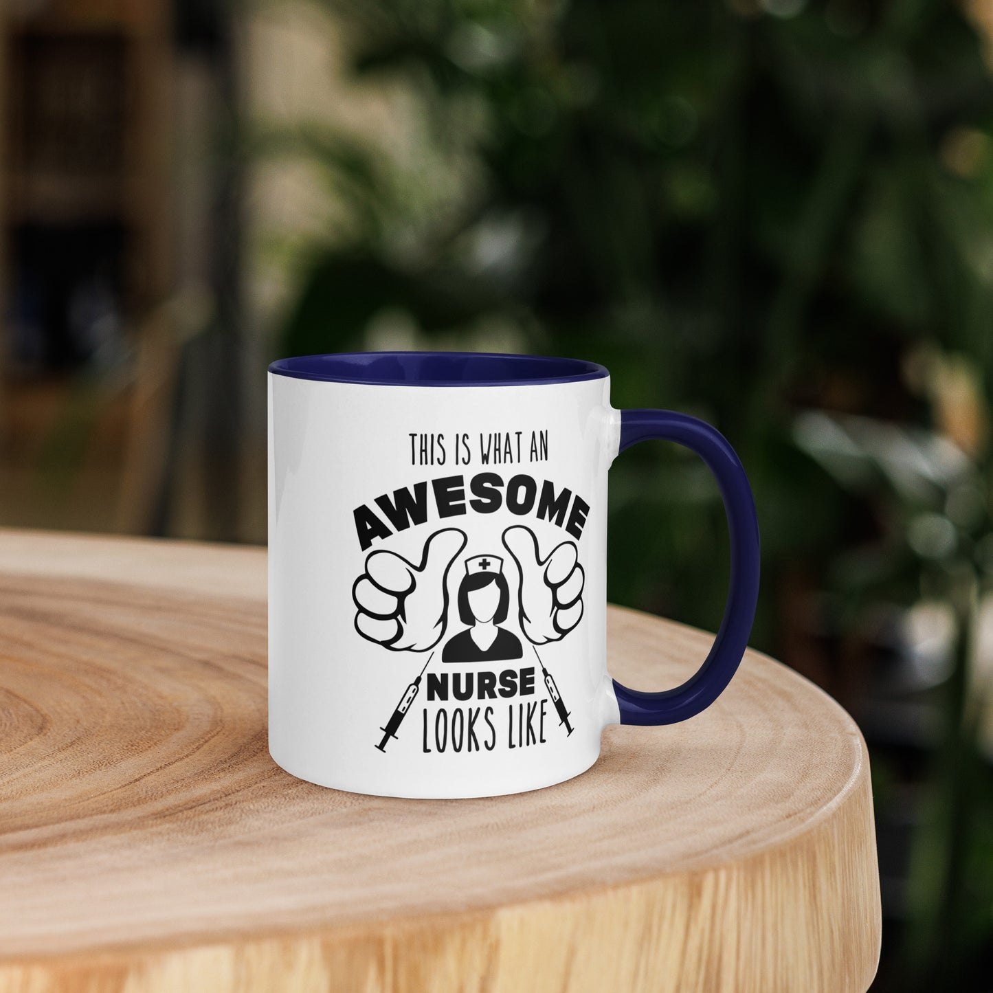 This is What an Awesome Nurse Looks Like - Mug with Color Inside