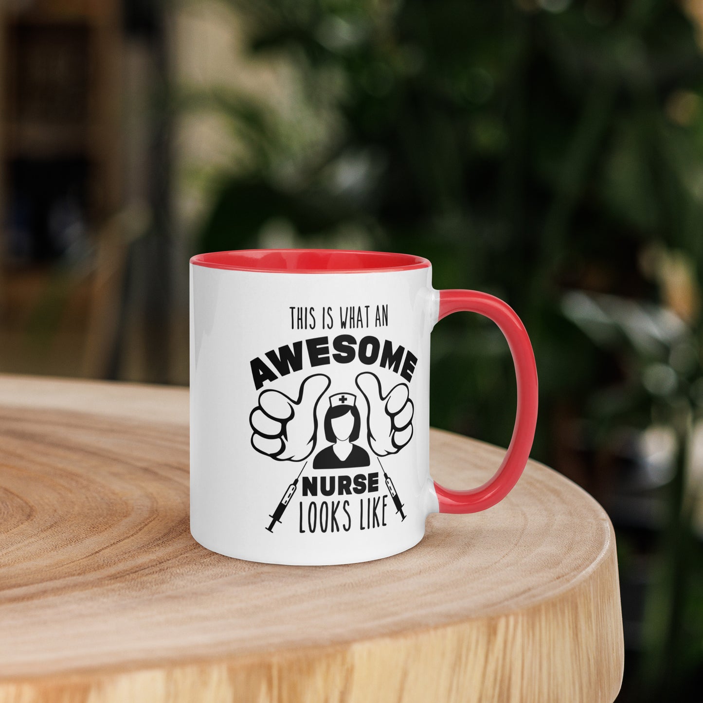 This is What an Awesome Nurse Looks Like - Mug with Color Inside