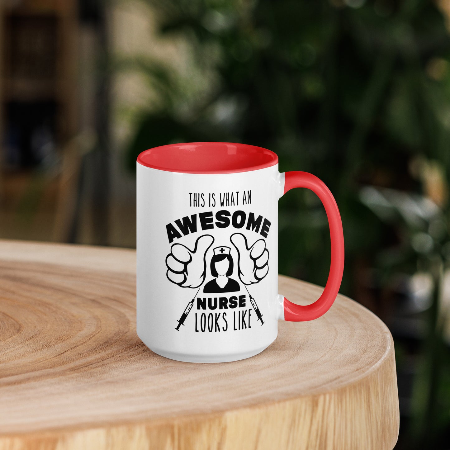 This is What an Awesome Nurse Looks Like - Mug with Color Inside